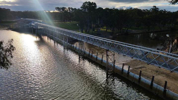 Laanecoorie Reservoir Weir | Goldfields Guide