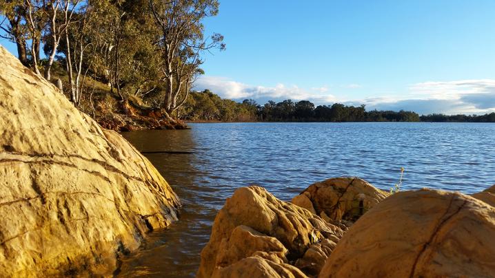 Laanecoorie Reservoir Weir | Goldfields Guide