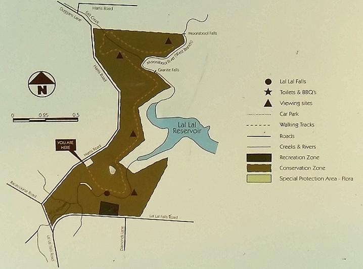 Walking track map